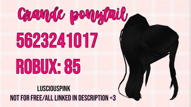 Aesthetic Black Hair codes for Roblox/Bloxburg Pt 3 смотреть онлайн