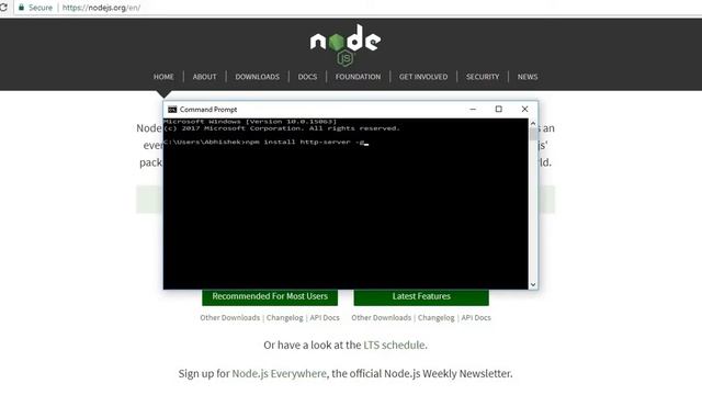 How to install Nodejs server in Windows смотреть онлайн