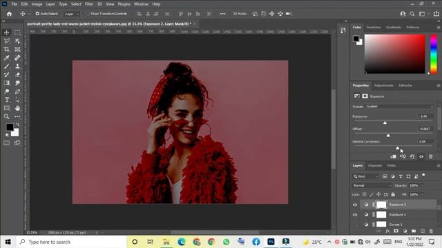 Adjustment Layers in Adobe Photoshop Class 6 Urdu Hindi 2022 смотреть онлайн