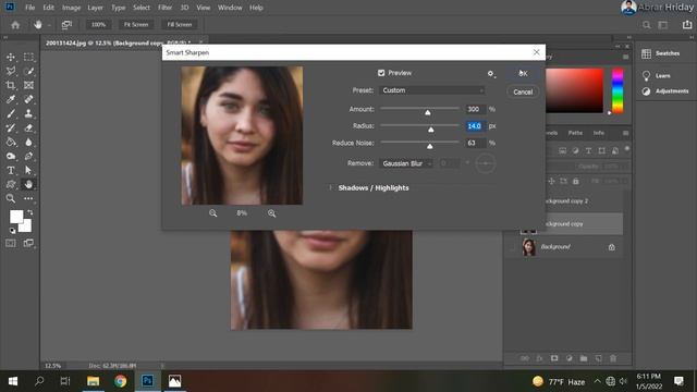 How to Blurry Photo Clear in Photoshop Tutorial | Remove Blur from any image | Photoshop Edit Bangl смотреть онлайн