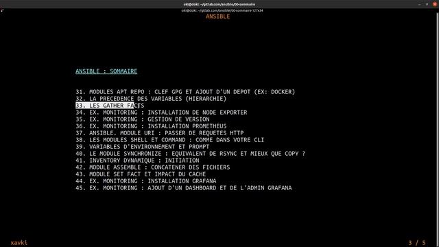ANSIBLE - 0. SOMMAIRE DE FORMATION смотреть онлайн