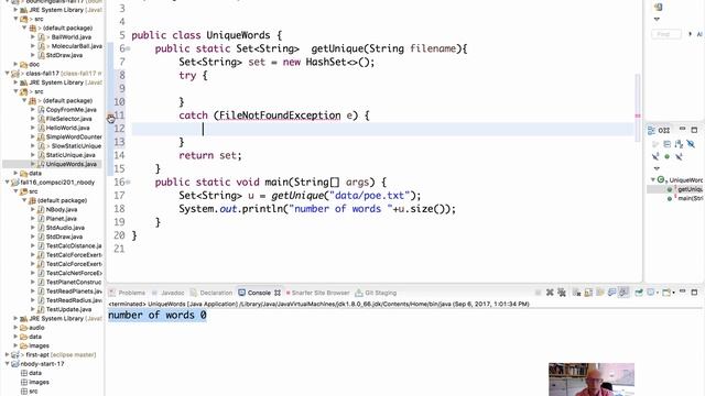 scanner try-catch with set смотреть онлайн