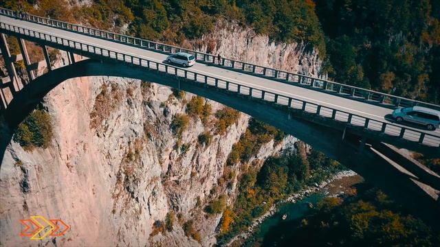 ЧЕРНОГОРИЯ | Мост Джурджевича на реке Тара (Đurđevića Tara Bridge) | DJI Mavic PRO - VLOG смотреть онлайн