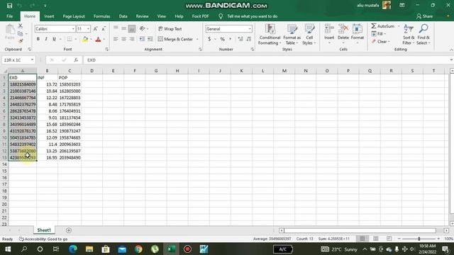 Ordinary Least Square method using Eviews 10 смотреть онлайн
