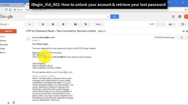 VID 002: How to unlock your account and retrieve your lost iBegin Password смотреть онлайн