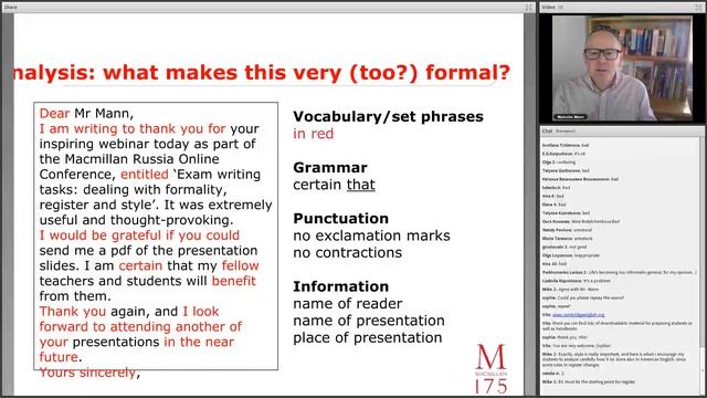 4.04.2018 - Exam writing tasks - dealing with formality, register and style смотреть онлайн