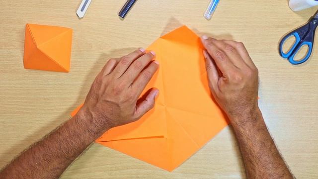 PYRAMID OF GIZA MADE WITH PAPER | origami pyramid easy | origami pyramid box смотреть онлайн
