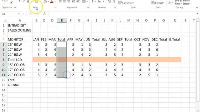 Microsoft Excel Lecture 5 Design Sales Outline (Teacher 3) By SAHIL Social Service (SSS) Division смотреть онлайн