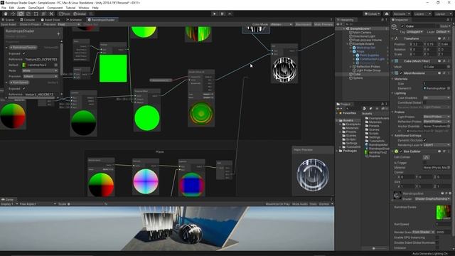 Raindrops Shader Graph - Unity URP Tutorial + Photoshop texture tutorial смотреть онлайн