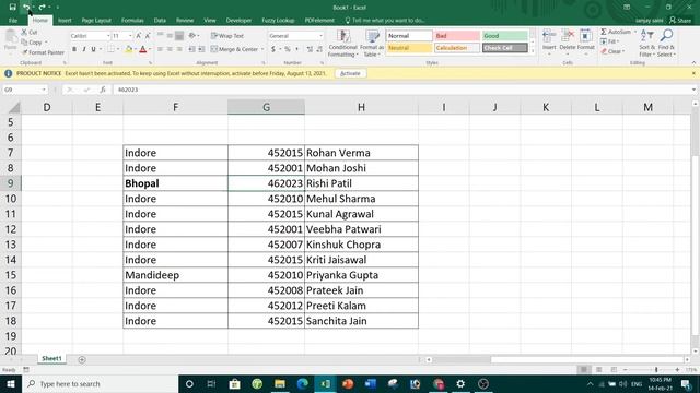 How to use Undo and Redo options in Ms Excel 2019/2016/2013/2010 - in Hindi смотреть онлайн