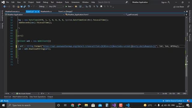 Weather App in C# Winform using OpenWeatherMap API - Part II - Forecast - Programming Concepts смотреть онлайн