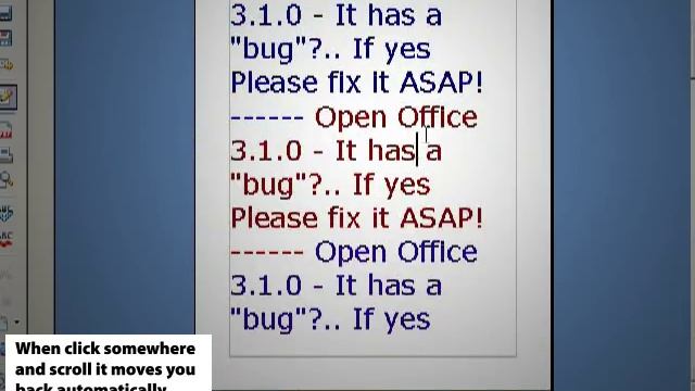 Open Office 3.1.0. counter-productive bug ? смотреть онлайн