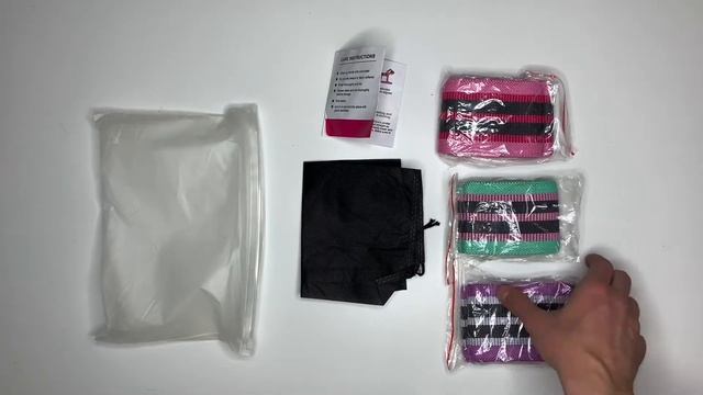 Тканевые фитнес резинки Luting Pump, эспандеры, 3 шт в мешочке оптом смотреть онлайн