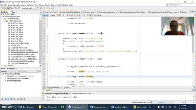 Java - Array 11 (Array as a parameter in a method part 1) смотреть онлайн