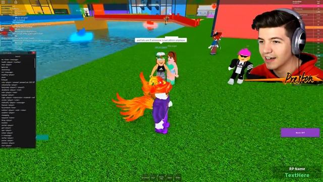 USING ADMIN COMMANDS TO MAKE PLAYERS TALK! Roblox Trolling смотреть онлайн