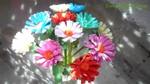 Весенние цветы из фоамирана, МК