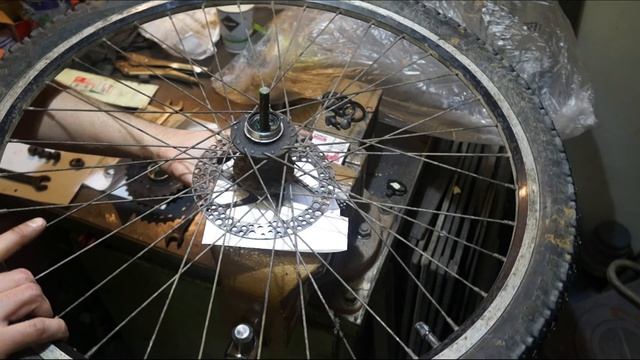 Замена оси заднего колеса велосипеда Stels Voyager