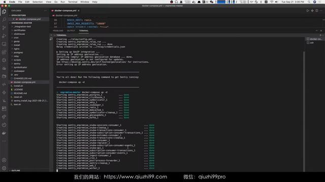 放假在家学习编程技术 - docker 里运行 sentry part 5 смотреть онлайн