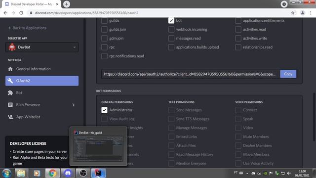 Criar Bot do Discord - Aula 018: Versões de classes java, evento guild join смотреть онлайн