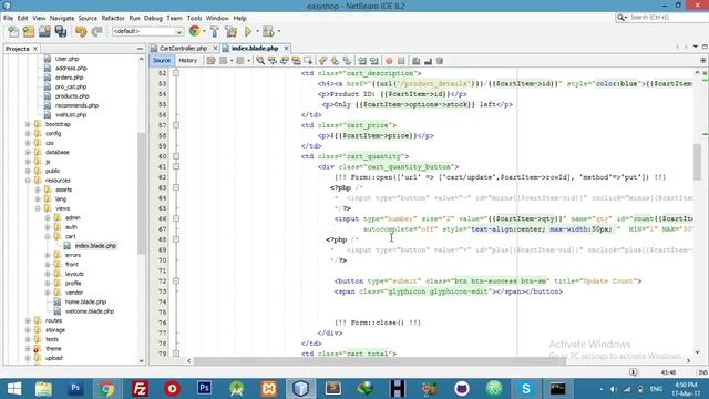Stock functionality || Check Stock || E-commerce in Laravel 5.3 - Part 62 смотреть онлайн