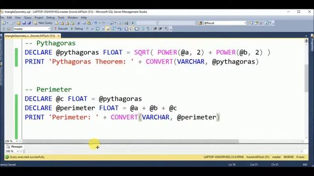 triangle geometry in t-sql смотреть онлайн