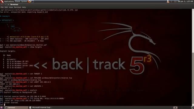 Microsoft Internet Explorer CButton Object Use-After-Free Vulnerability - Metasploit Demo смотреть онлайн