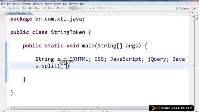 Curso Online: Java - 059 : String, split, Tokens e Delimitadores смотреть онлайн