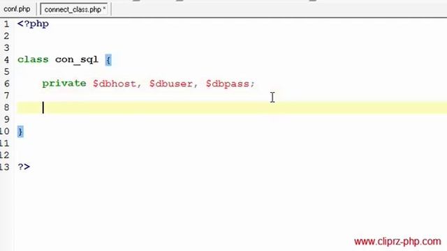 059 php oop connect mysql class part1 смотреть онлайн