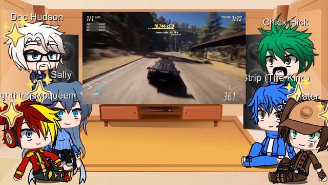 Pixar Cars Reacts to Real Cars (Forza Horizon) | Gacha Club | Part 1 | Read Description смотреть онлайн