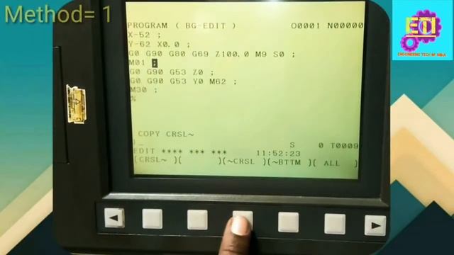 VMC PROGRAMMING HOW TO COPY PROGRAM IN FANUC CONTROL VMC смотреть онлайн