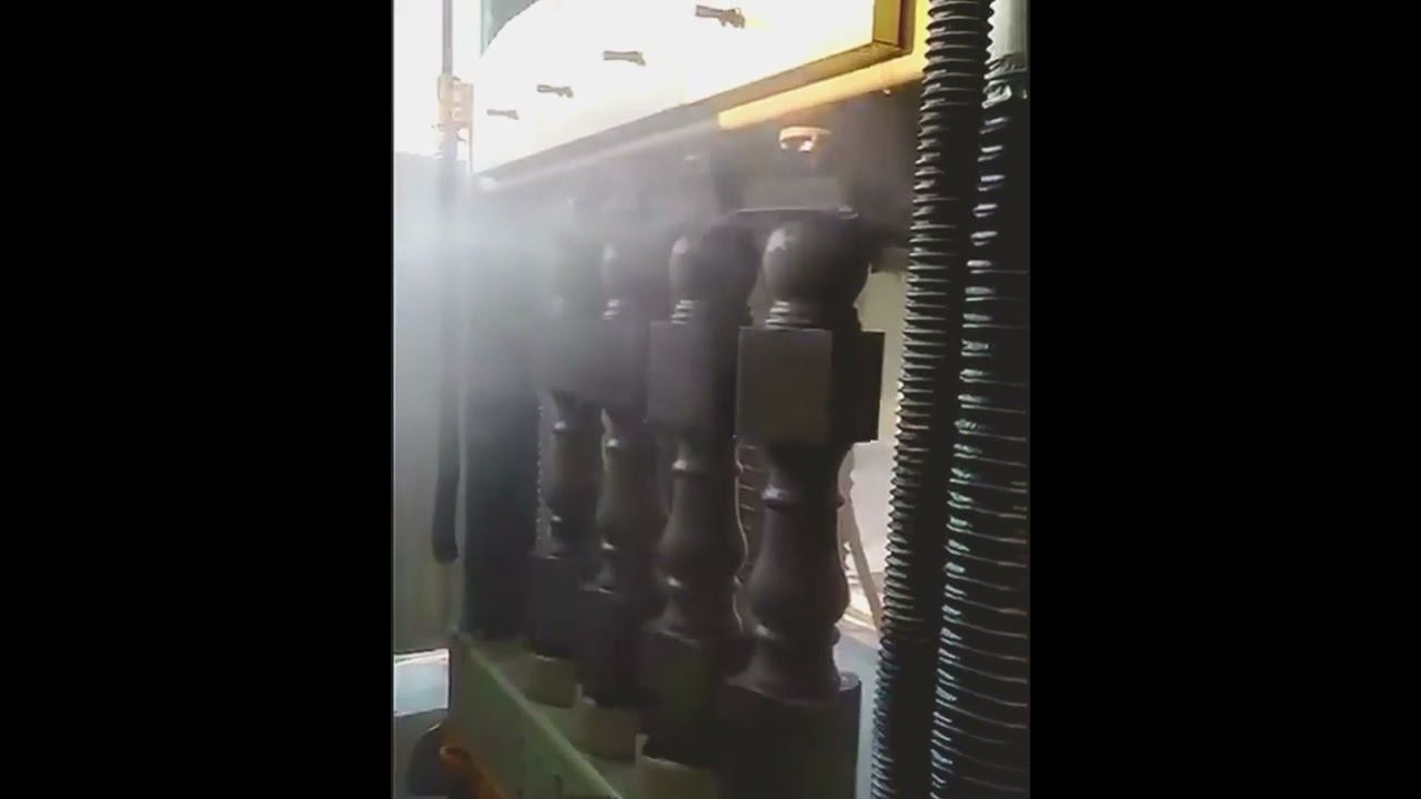 Станок для производства каменных балясин с 4 опорами JNPM3 20 смотреть онлайн