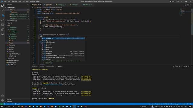Create Real time App of New Year Goal for 2023 in React JS | React JS Tutorial (full course) - #31 смотреть онлайн