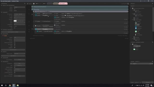 Construct 3/2 Tutorial - Gun and reloading system смотреть онлайн