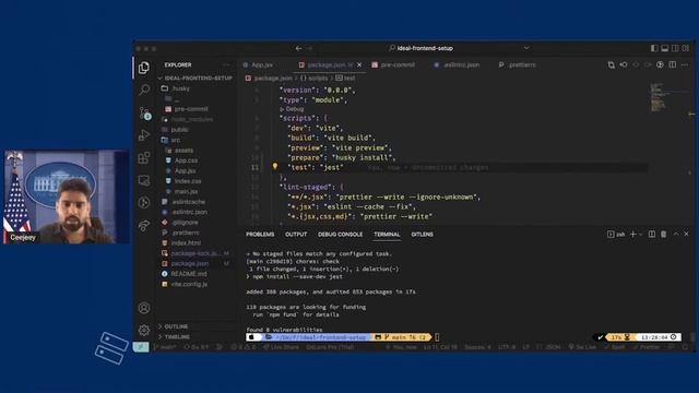 Ideal Frontend Project Setup with Deployment, Code Quality, Testing & Error смотреть онлайн