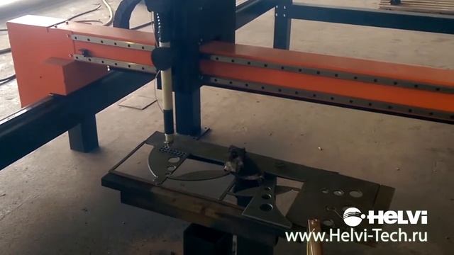 Автоматическая плазменная резка на прокол 6 мм листа PC 123 HELVI смотреть онлайн
