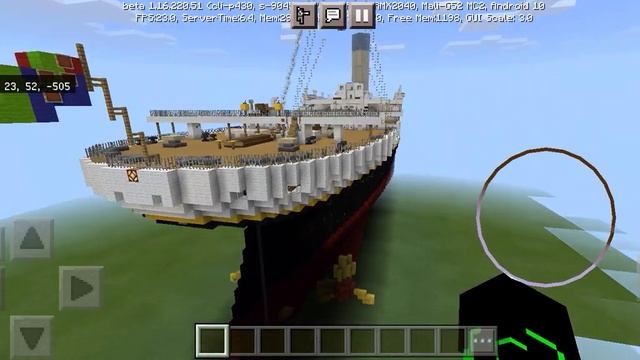 Титаник в майнкрафте Titanic In The Minecraft