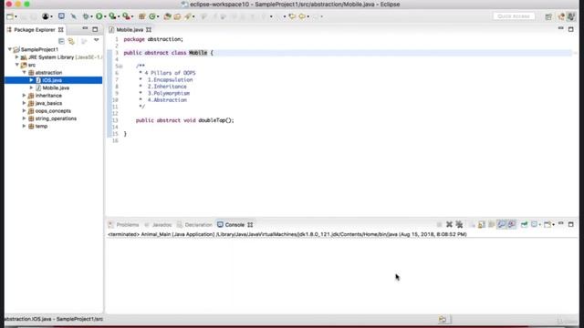 Abstraction In Java || what is abstraction in java || abstraction in java example смотреть онлайн