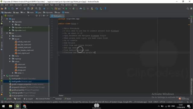 Connect Project and Set Up With Firebase Android Studio смотреть онлайн