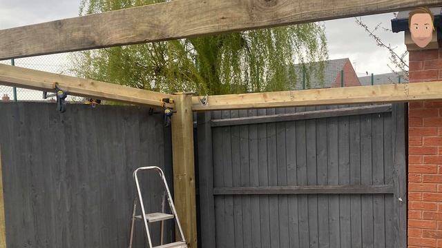 HOW TO MAKE A GARDEN PERGOLA, CHEAP AND EASY, DIY смотреть онлайн