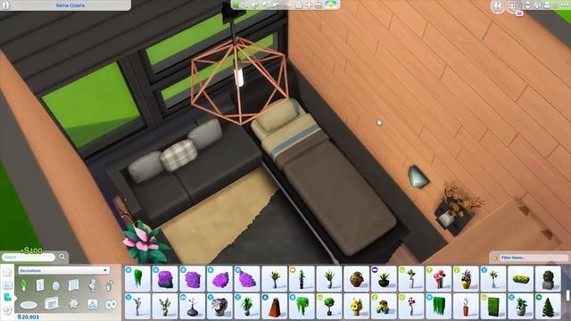 SPLIT LEVEL TINY HOME // Sims 4 Speed Build смотреть онлайн