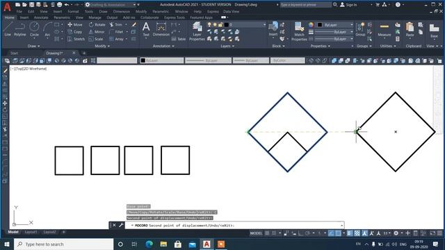 How to use MOCORO ( Move/Copy/Rotate) Command in AutoCAD Software? смотреть онлайн