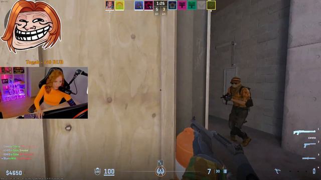 МНЕ ОПЯТЬ НЕ ВЕРЯТ В COUNTER STRIKE 2 | ПОДКЛЮЧИЛА ЧИТЫ? смотреть онлайн