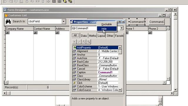 Learn Visual FoxPro @ garfieldhudson.com - Building a Simple Application - Pt. 3 (Lesson 26 of 30) смотреть онлайн