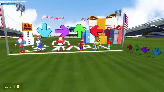 WHOS FASTER? CHRISTMAS 3D SANIC CLONES MEMES in Garrys Mod!