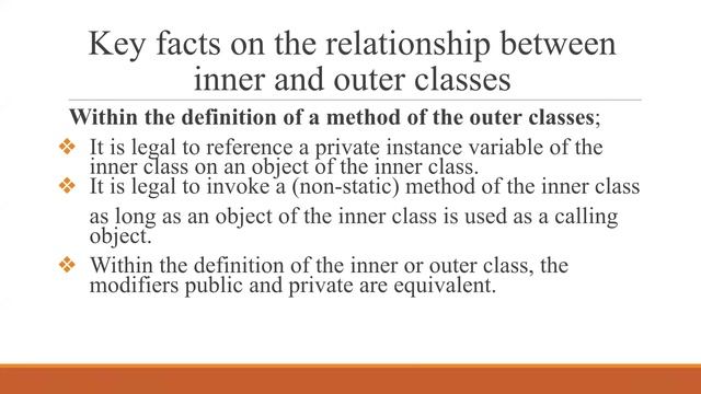 Lecture - Inner Classes in Java смотреть онлайн