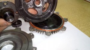 Попытка ремонта вискомуфты Киа Мохав(разборка).