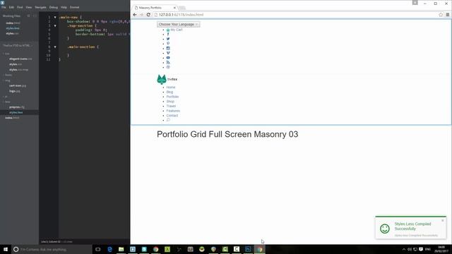 Learn PSD to HTML Conversion using TheFox on ThemeForest - The Navigation Bar смотреть онлайн