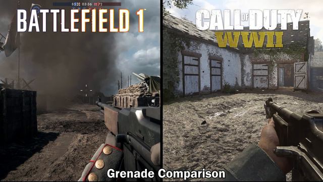 Battlefield 1 vs Call of Duty: WWII | Direct Comparison смотреть онлайн