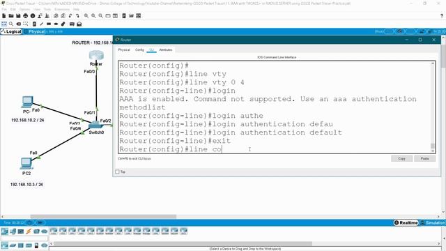 CISCO Networking PART - 11 AAA Authentication with TACACS+ SERVER using CISCO Packet Tracer смотреть онлайн