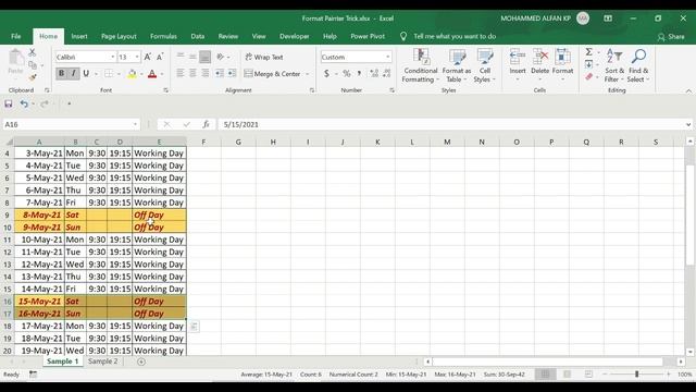 Format Painter Tricks || Excel Malayalam смотреть онлайн